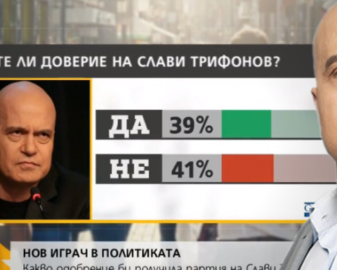 Слави Трифонов с по голям рейтинг от Бойко Борисов +ВИДЕО